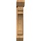 Ekena Millwork Olympic Slat Smooth Bracket w/ Offset Brace, Western Red Cedar, 7 1/2"W x 30"D x 42"H BKT0806X30X42OLY06SWR - alternate 3